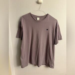 Springfield Mauve Purple Crewneck T-Shirt 2XL Minimal Logo